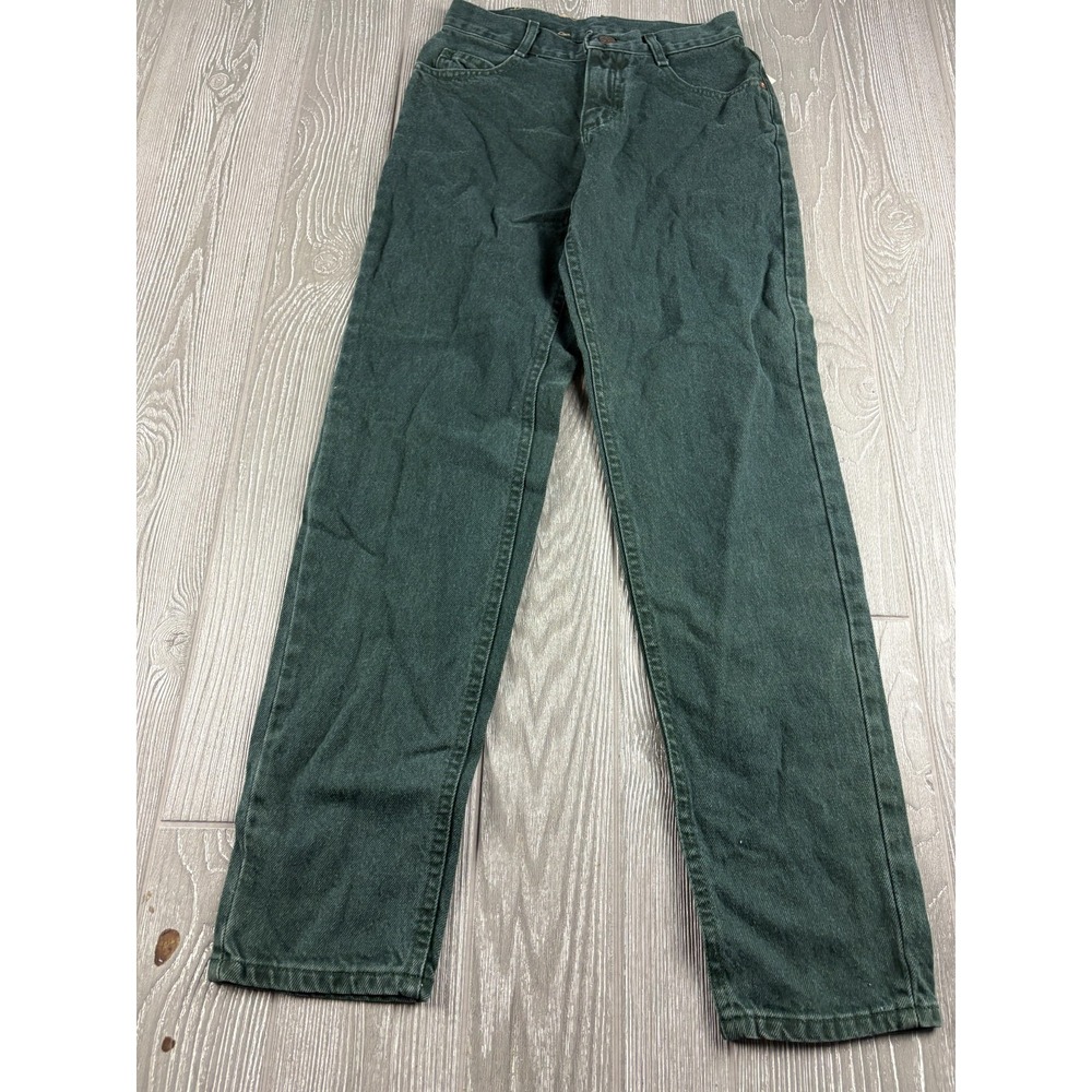Vintage Lee Jeans Size 3 Juniors Green Straight Inseam 30 NWT USA